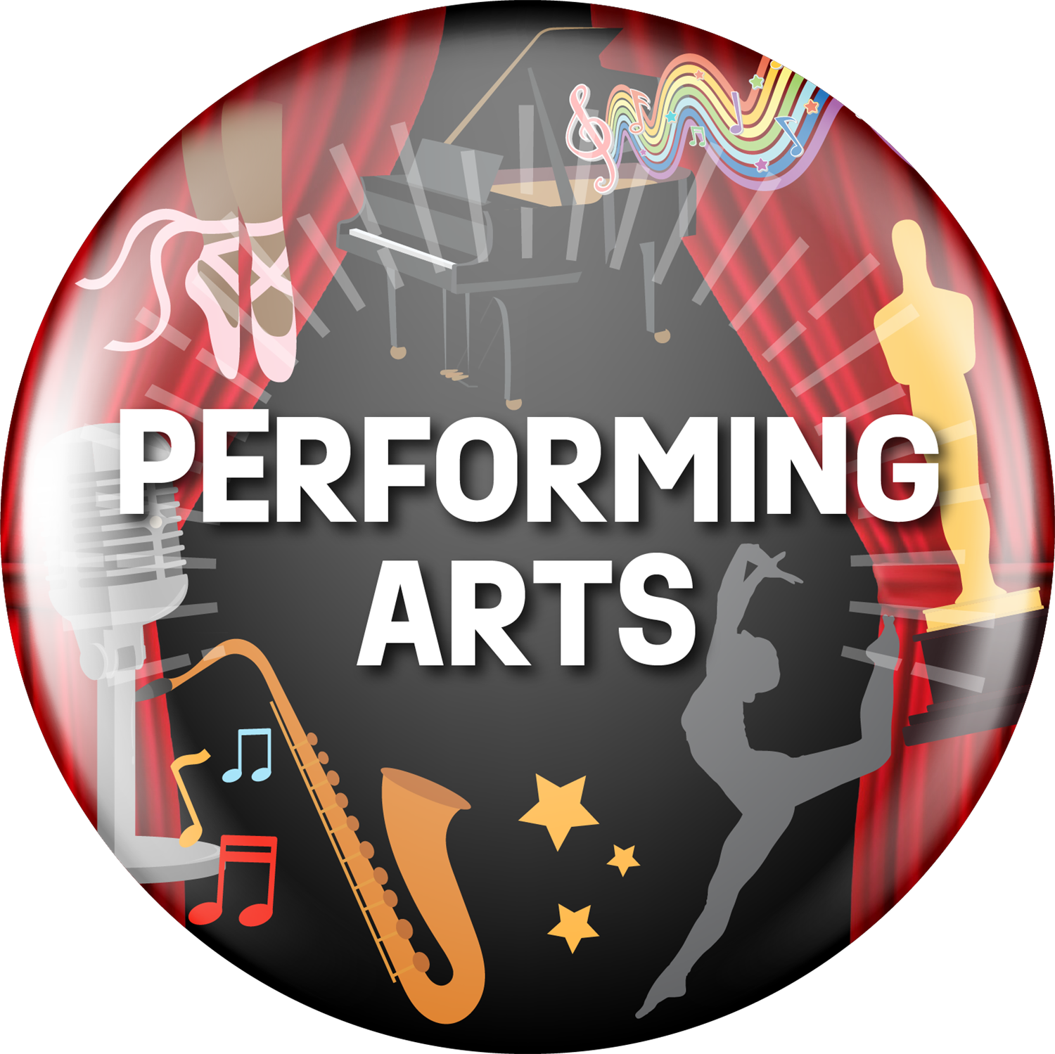 performing arts pathway button